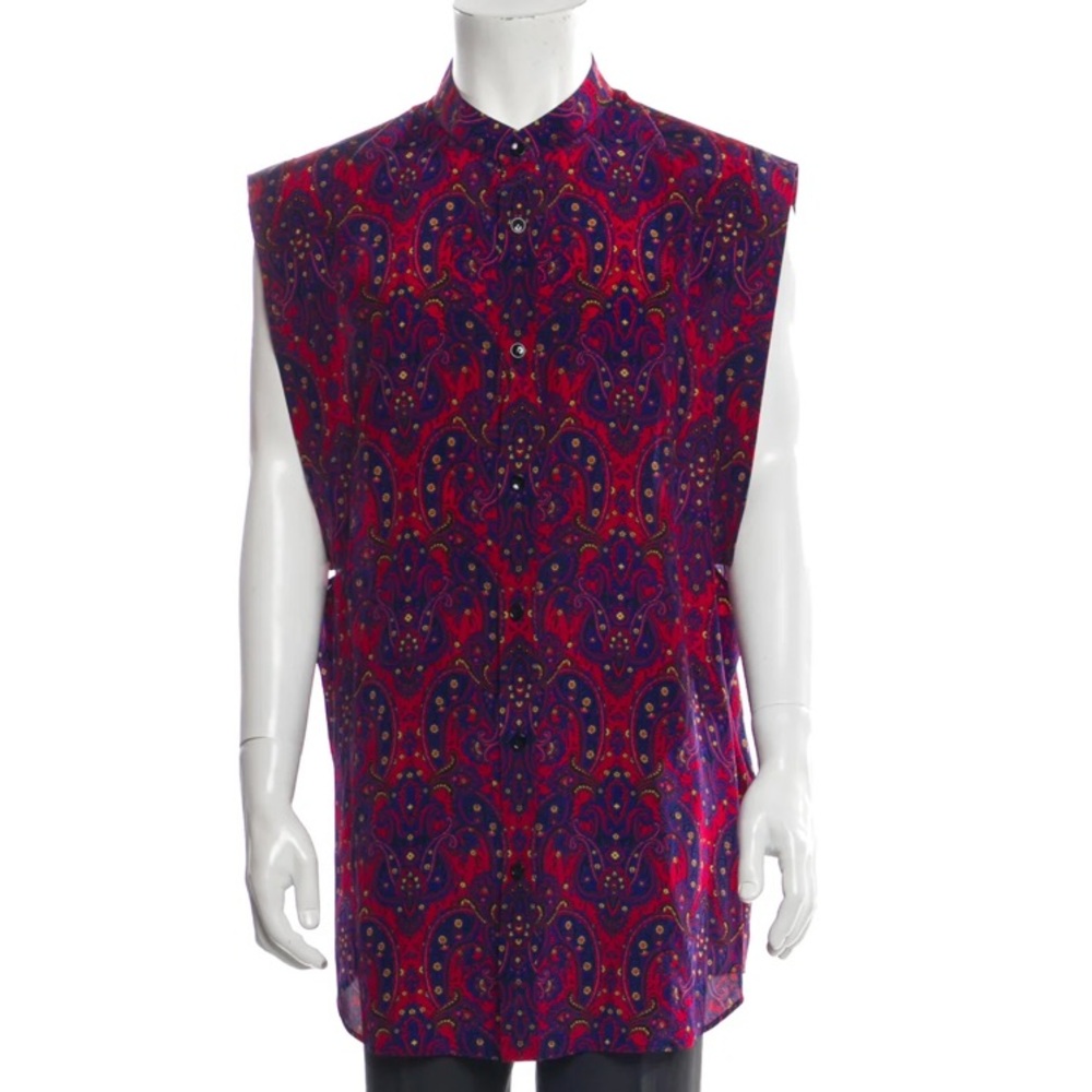 Saint Laurent Silk Shirt, collection by Anthony Vaccarello